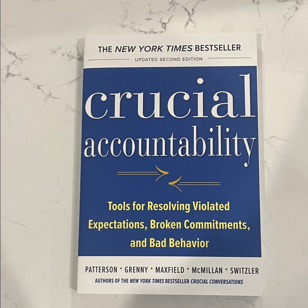 Crucial Accountability Book - Blue Cover